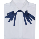 camicia-con-papillon-aracne-blu