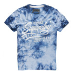 XXX_M10KA034_PREMIUM DENIM ENTRY-TEE_INDIGO TIE DYE