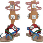 ags for peter pilotto low gladiator multicolour vachetta & rivets colourful front view HIGH