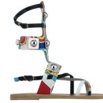 ags for peter pilotto low gladiator print & rivets colourful side view HIGH