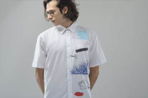 Niccolò: camicia/shirt Sandro Gaeta for webelieveinstyle.maison, occhiali/glasses Web