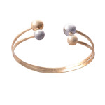 BR1 BRACCIALE BALL ARGENTO925-PLACCATO 23K -GOLD_SILVER