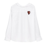 FEM_MAJE_DEVANT BLOUSE_BLANCHE_COEUR_BRODE_ROUGE